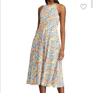 CHAPS Floral-Print Cotton Sundress